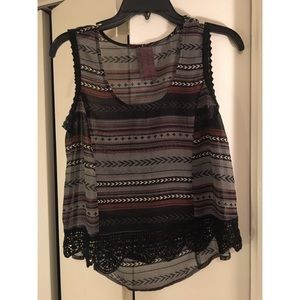 Nordstrom Aztec Print Blouse